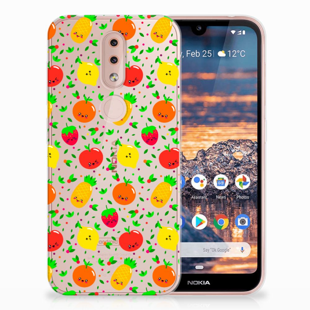 Nokia 4.2 Siliconen Case Fruits