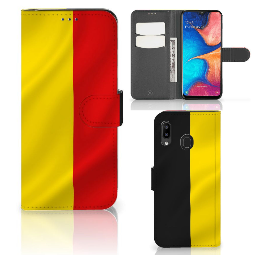Samsung Galaxy A30 Bookstyle Case Belgische Vlag