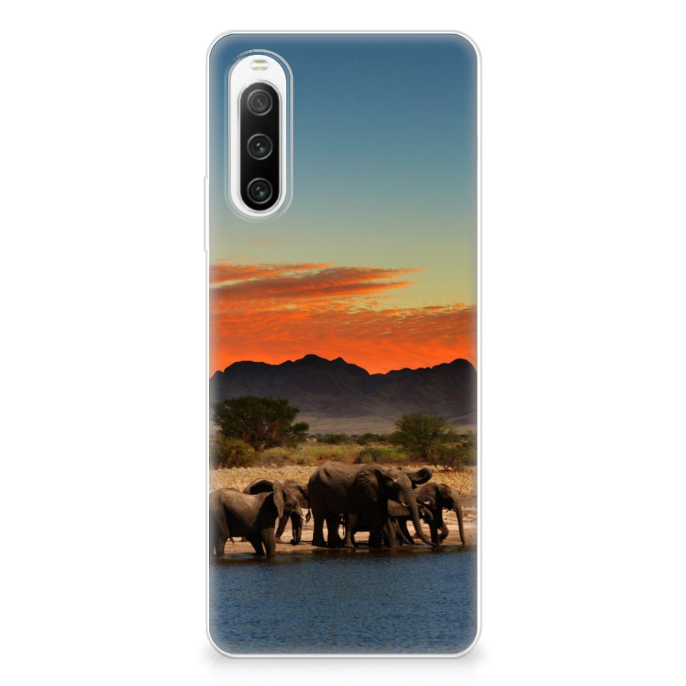 Sony Xperia 10 IV TPU Hoesje Olifanten