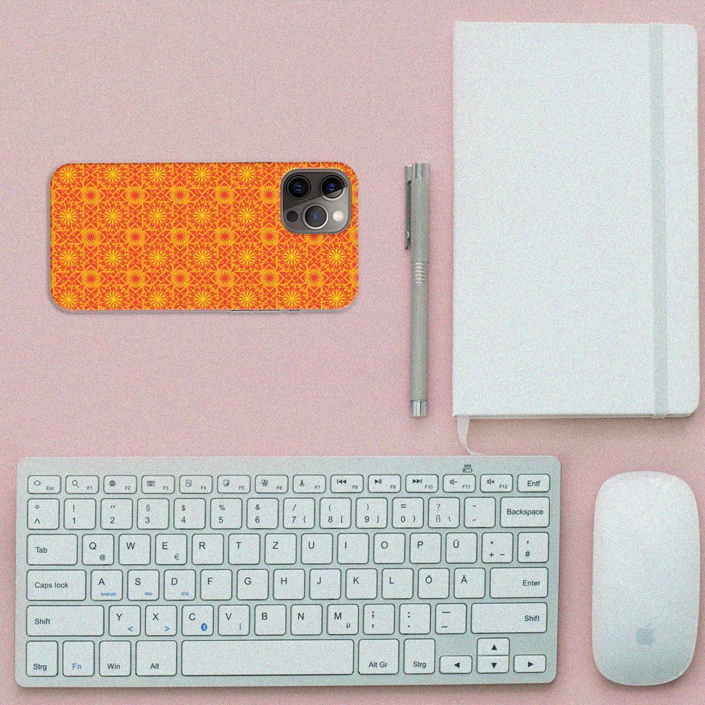 iPhone 12 Pro Max TPU bumper Batik Oranje B2C Telecom