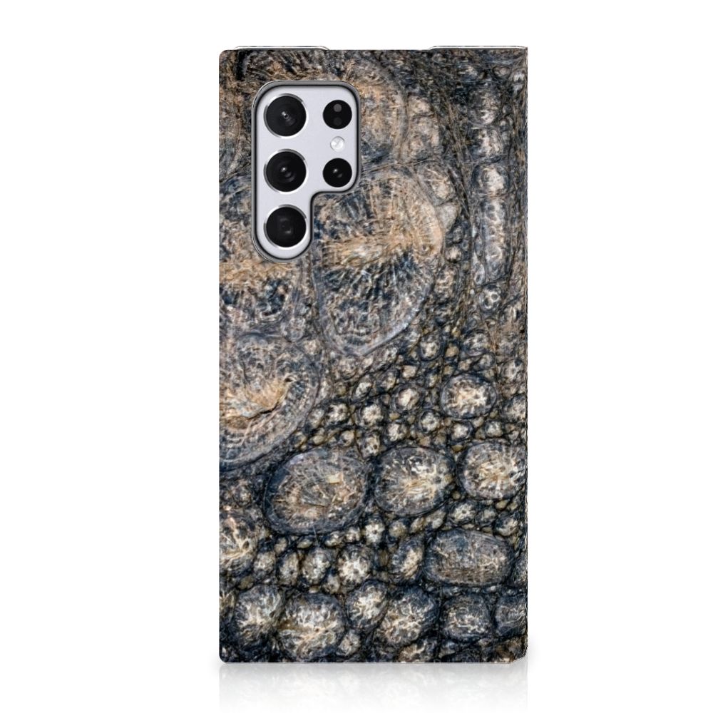 Samsung Galaxy S22 Ultra Hoesje maken Krokodillenprint - B2C Telecom