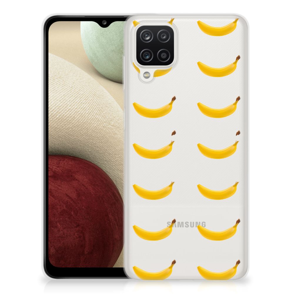 Samsung Galaxy A12 Siliconen Case Banana