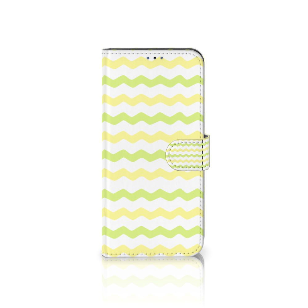 Samsung Galaxy A03s Telefoon Hoesje Waves Yellow