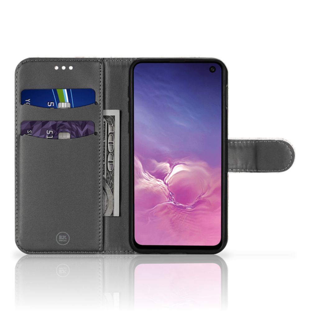Samsung Galaxy S10e Bookcase Marmer Beige
