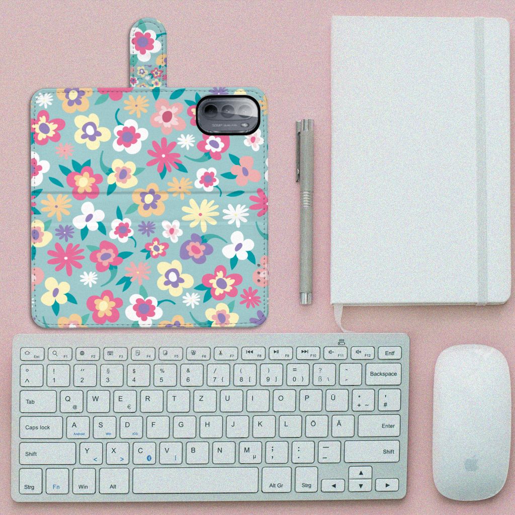 Motorola Moto G31 | G41 Hoesje Flower Power