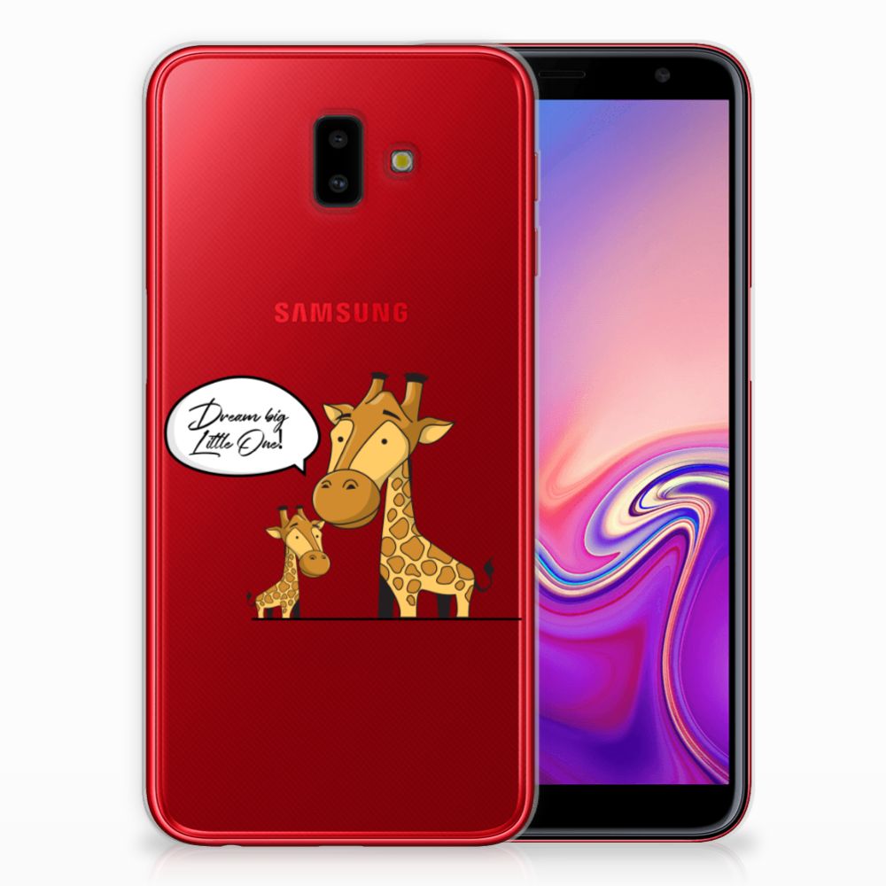 Samsung Galaxy J6 Plus (2018) Telefoonhoesje met Naam Giraffe