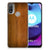 Motorola Moto E20 | E40 Bumper Hoesje Donker Hout