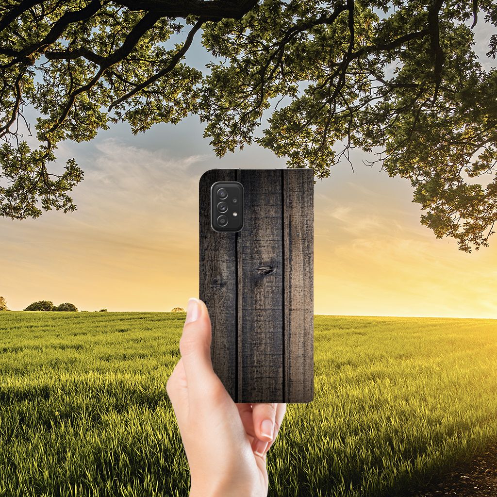 Samsung Galaxy A03s Book Wallet Case Steigerhout - B2C Telecom