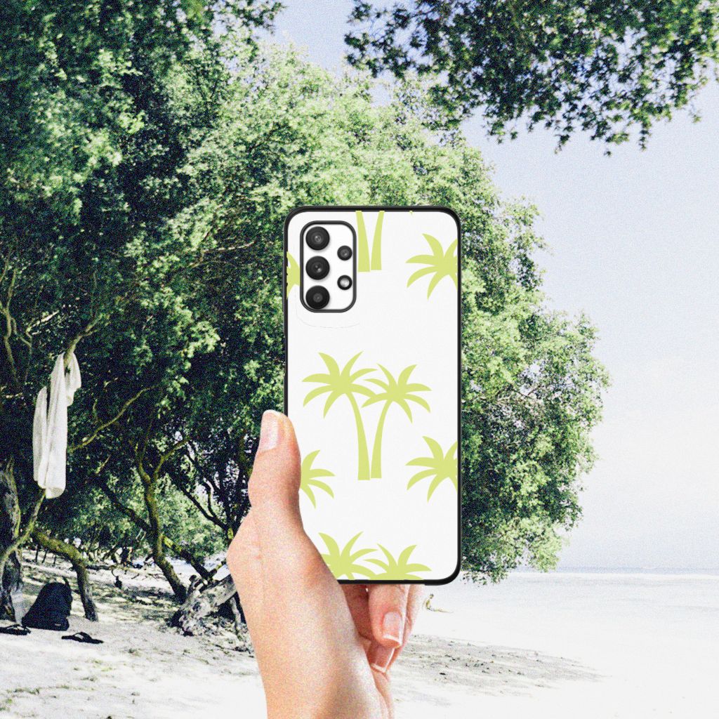 Samsung Galaxy A32 5G Bloemen Hoesje Palmtrees B2C Telecom