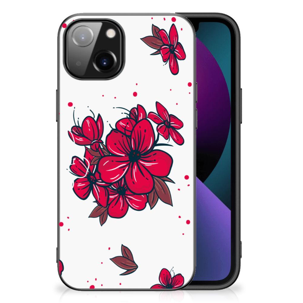Apple iPhone 13 Bloemen Hoesje Blossom Red B2C Telecom