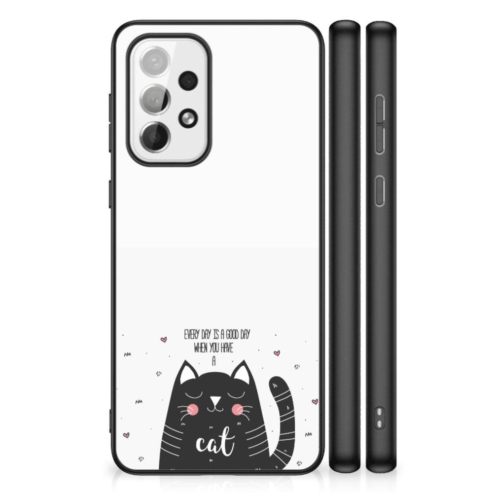 Samsung Galaxy A73 Hoesje Cat Good Day B2C Telecom