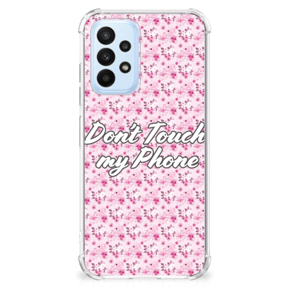 Samsung Galaxy A23 Anti Shock Case Flowers Pink DTMP - B2C Telecom