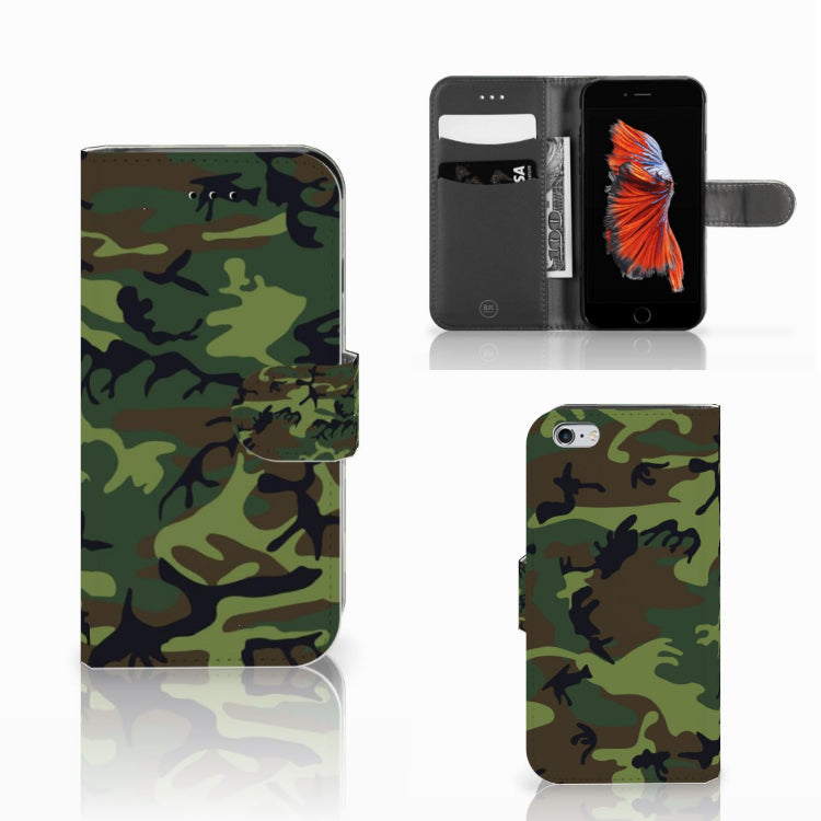 Apple iPhone 6 | 6s Telefoon Hoesje Army Dark