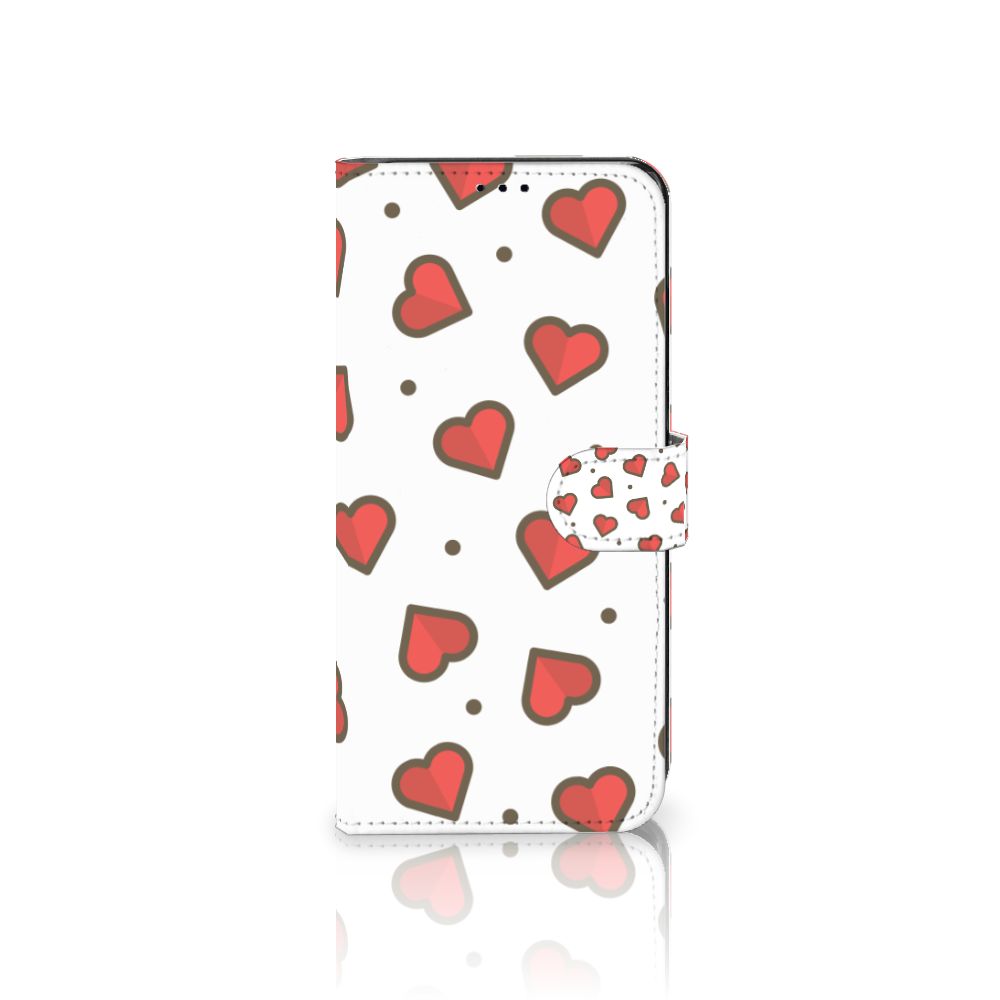 Motorola Edge 30 Pro Telefoon Hoesje Hearts
