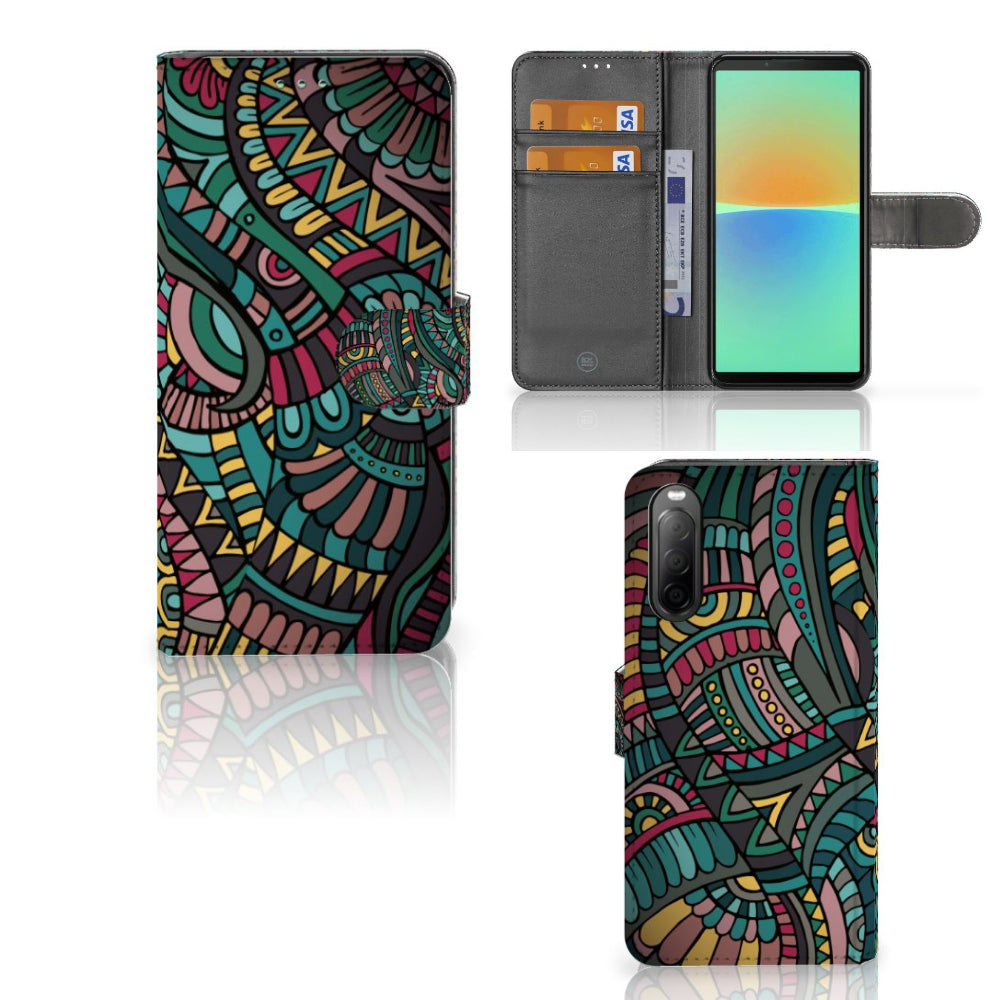 Sony Xperia 10 IV Telefoon Hoesje Aztec