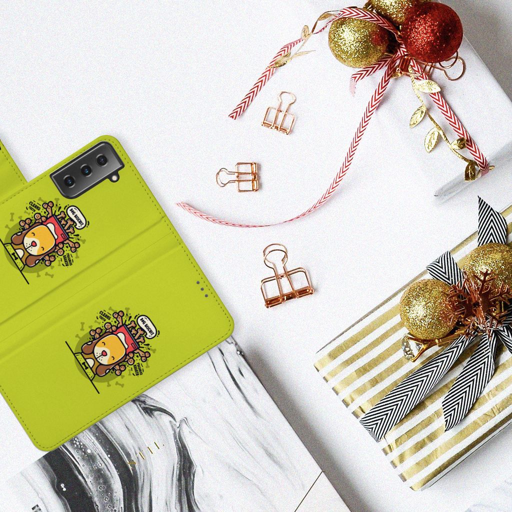 Samsung Galaxy S21 Plus Leuk Hoesje Doggy Biscuit