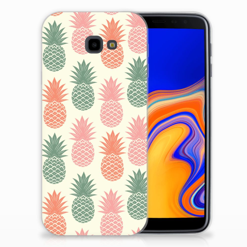 Samsung Galaxy J4 Plus (2018) Siliconen Case Ananas