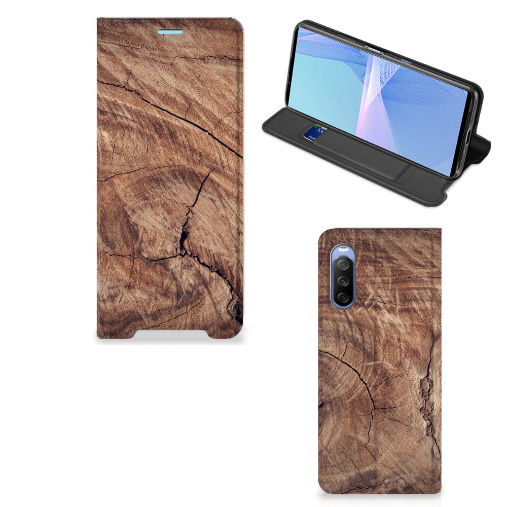 Sony Xperia 10 III Book Wallet Case Tree Trunk