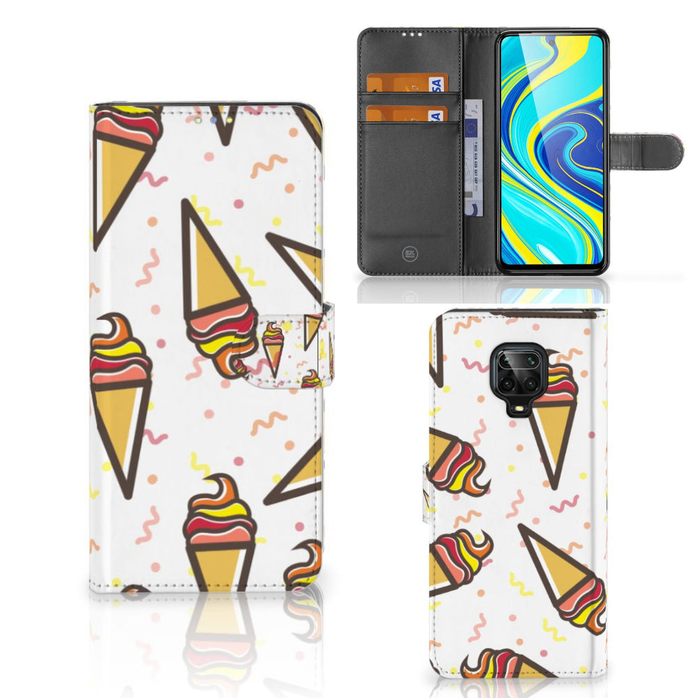 Xiaomi Redmi Note 9 Pro | Note 9S Book Cover Icecream