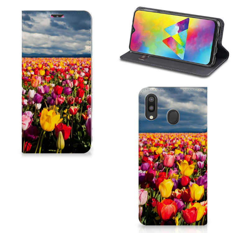 Samsung Galaxy M20 Smart Cover Tulpen
