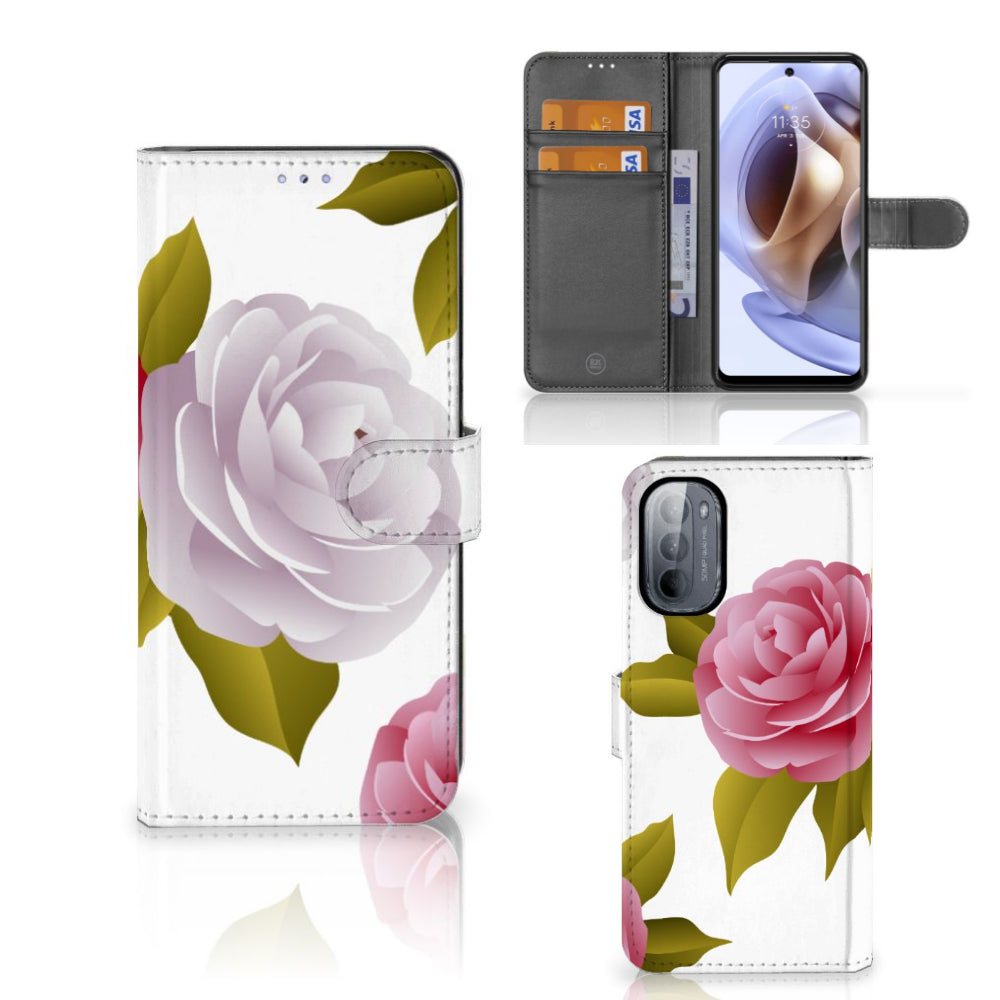 Motorola Moto G31 | G41 Hoesje Roses