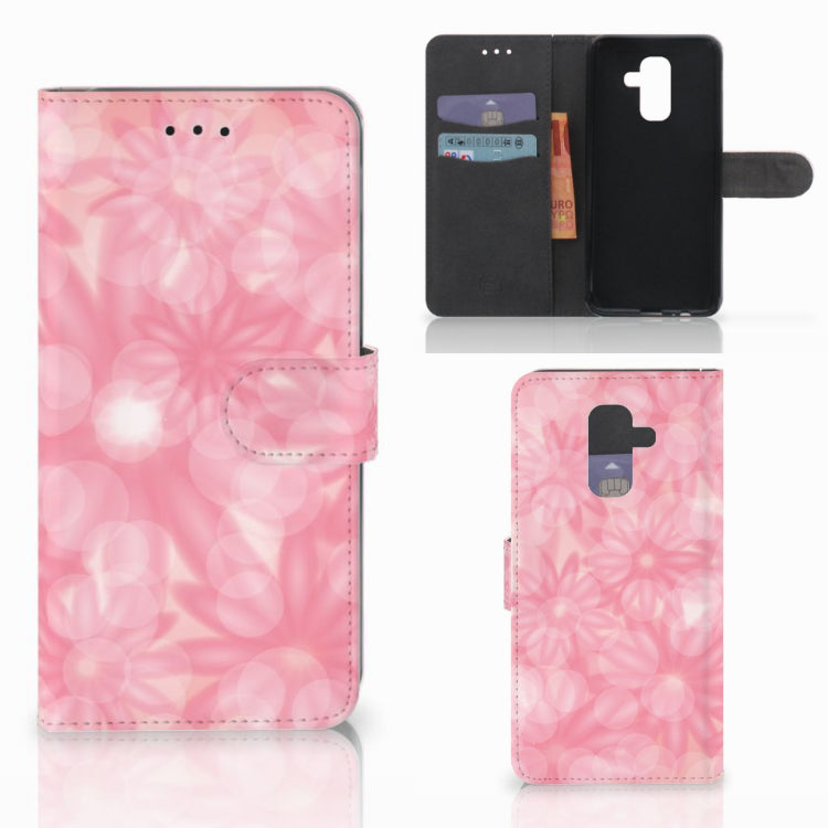 Samsung Galaxy A6 Plus 2018 Hoesje Spring Flowers