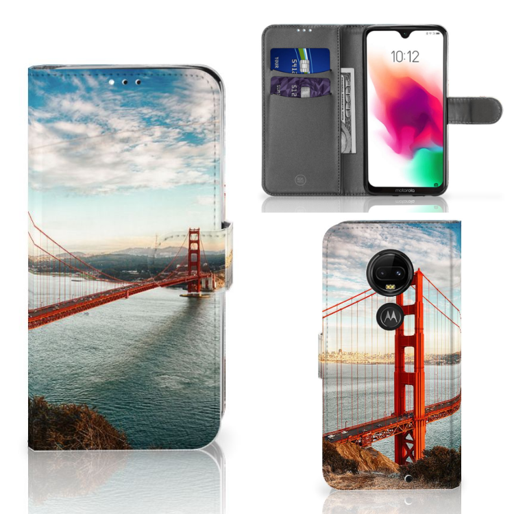 Motorola Moto G7 | G7 Plus Flip Cover Golden Gate Bridge