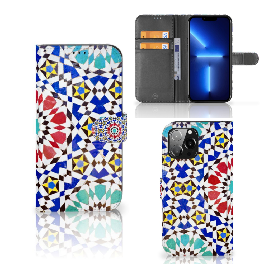 iPhone 13 Pro Max Bookcase Mozaïek