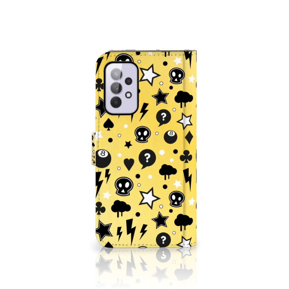 Telefoonhoesje met Naam Samsung Galaxy A33 5G Punk Geel