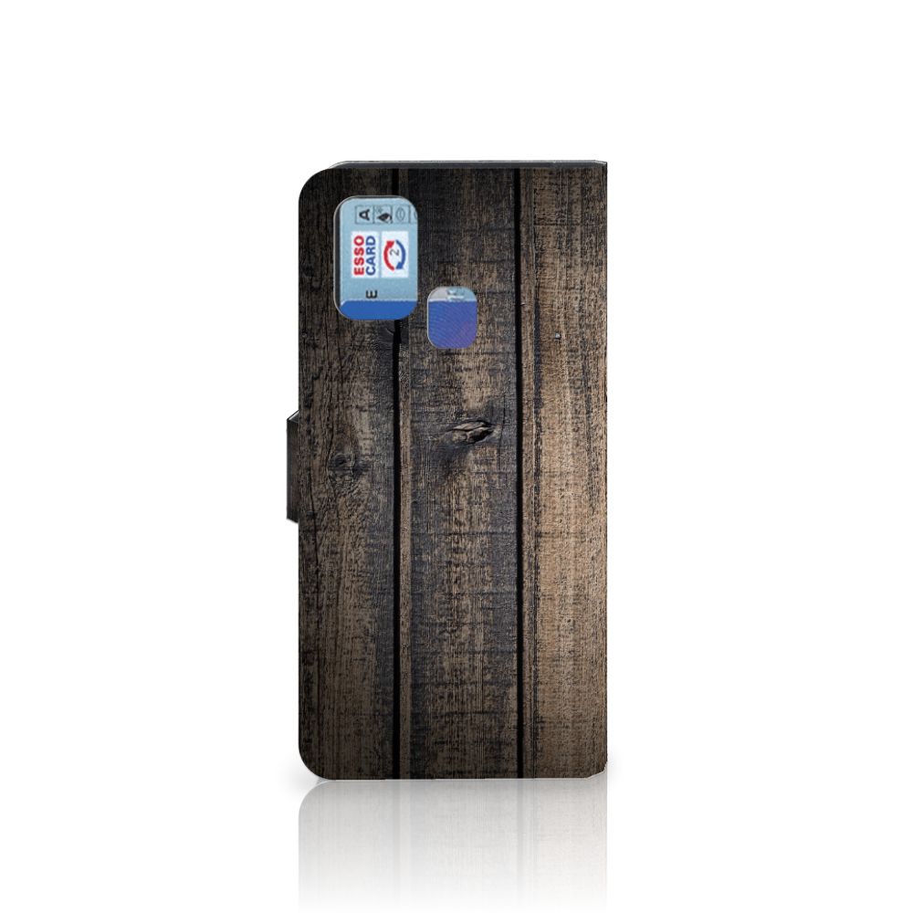Samsung Galaxy M31 Book Style Case Steigerhout