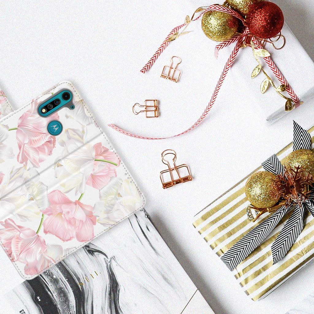 Motorola G8 Power Lite Hoesje Lovely Flowers