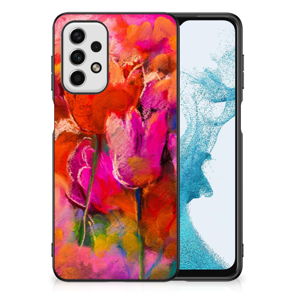 Kleurrijke Telefoonhoesje Samsung Galaxy A23 Tulips B2C Telecom