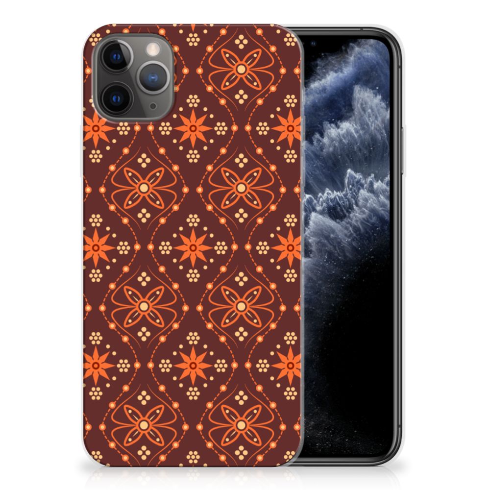 Apple iPhone 11 Pro Max TPU bumper Batik Brown