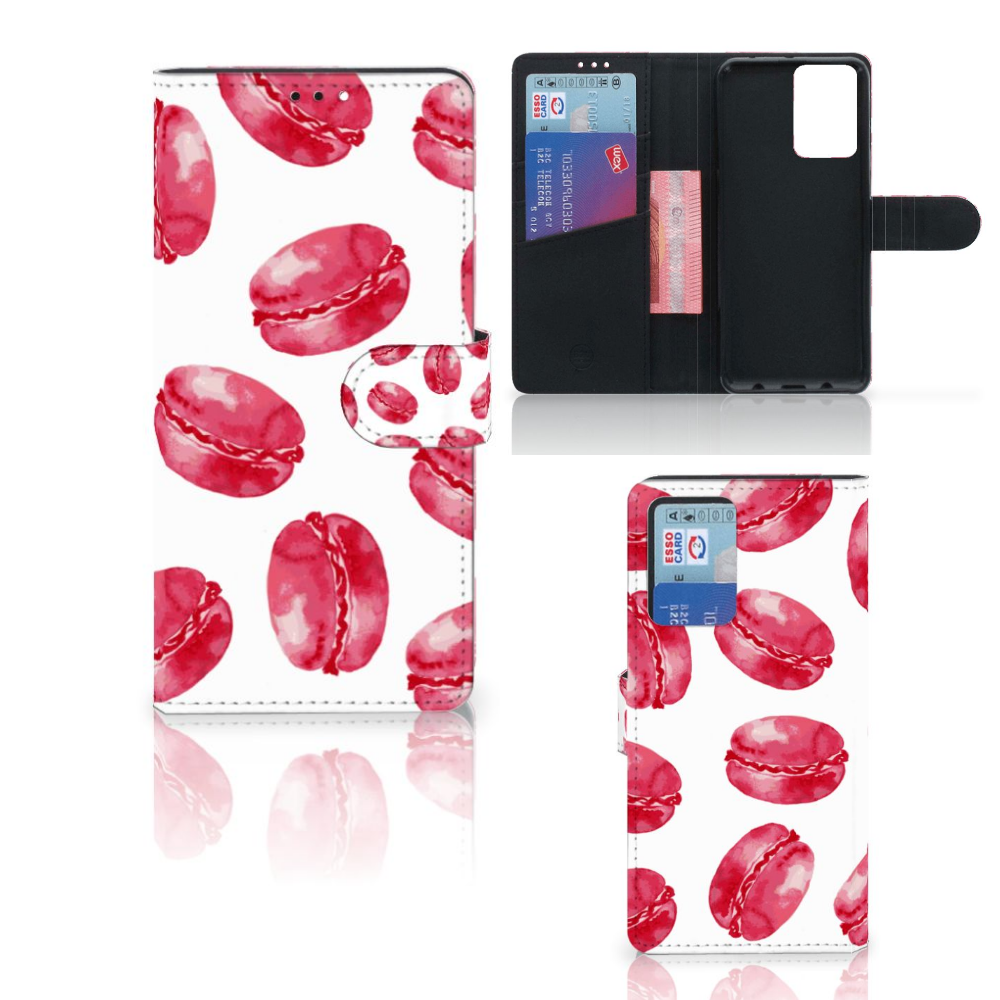 Xiaomi Redmi Note 10 Pro Book Cover Pink Macarons