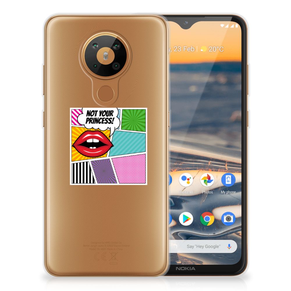 Nokia 5.3 Silicone Back Cover Popart Princess B2C Telecom
