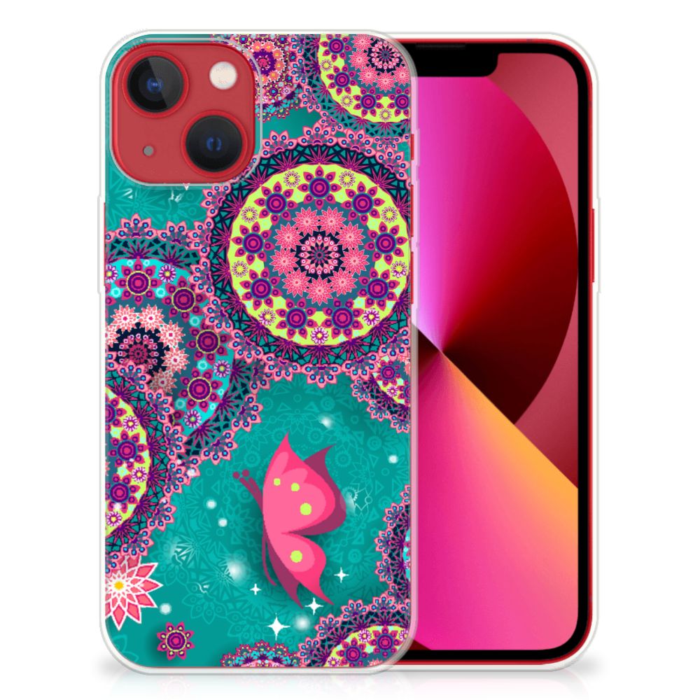 Apple iPhone 13 Hoesje maken Cirkels en Vlinders