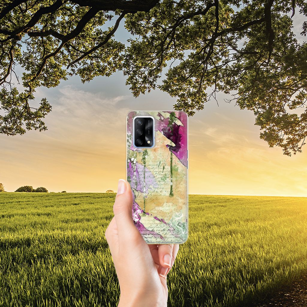 Hoesje maken OPPO A74 4G Letter Painting B2C Telecom