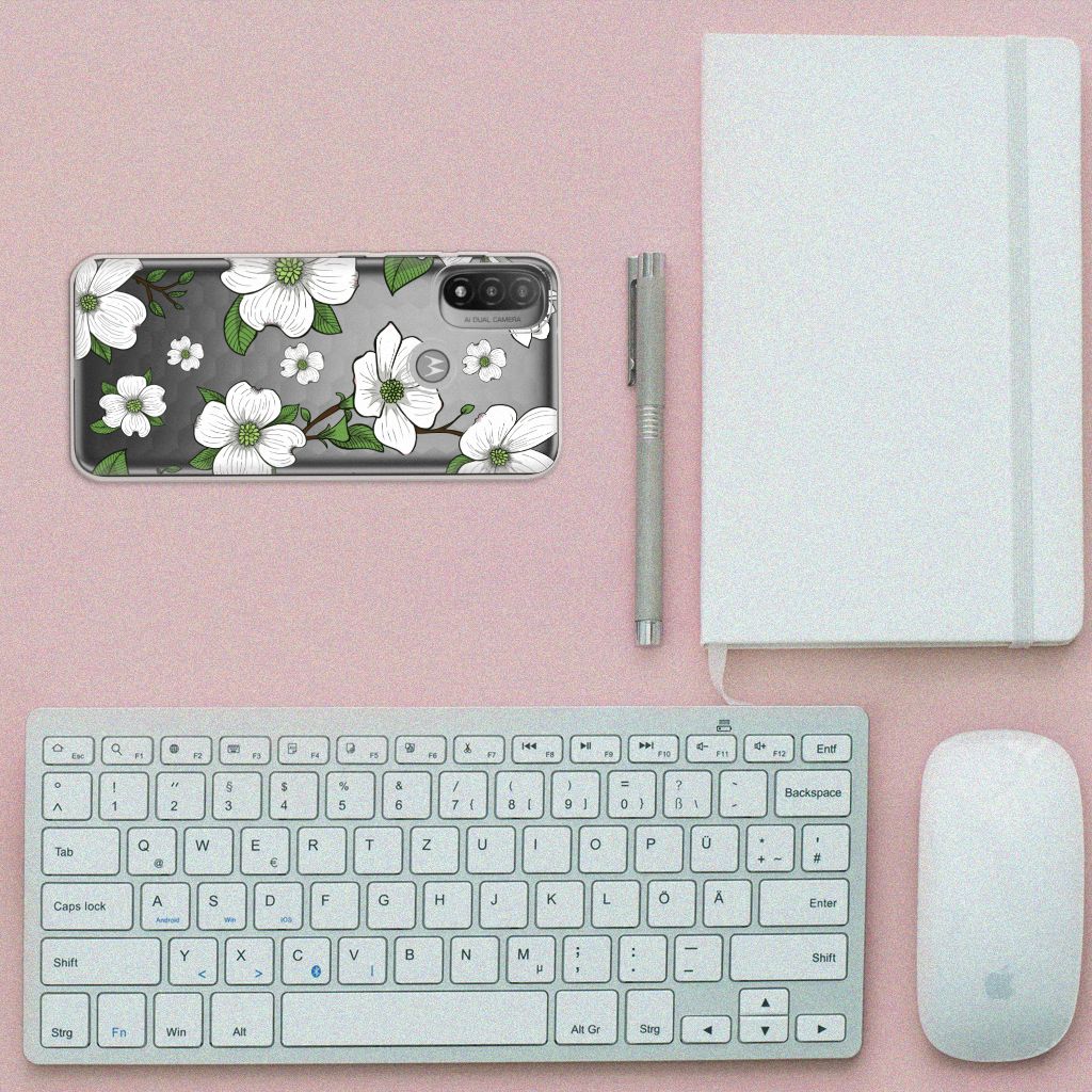 Motorola Moto E20 | E40 TPU Case Dogwood Flowers