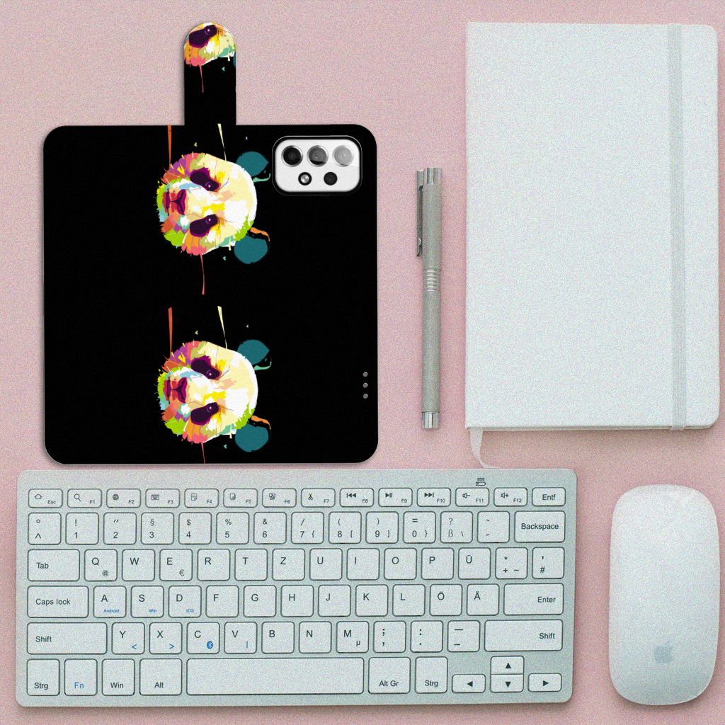 Samsung Galaxy A73 5G Leuk Hoesje Panda Color