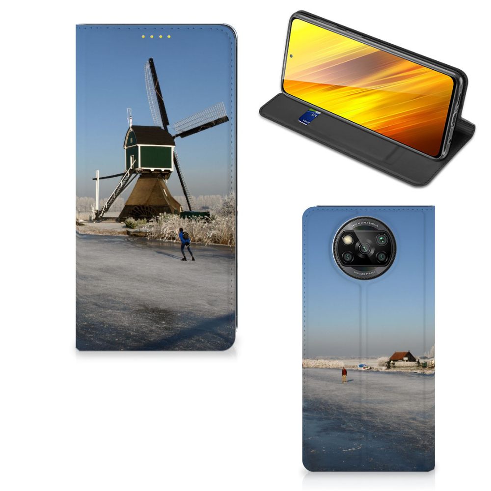 Xiaomi Poco X3 Pro | Poco X3 Book Cover Schaatsers - B2C Telecom
