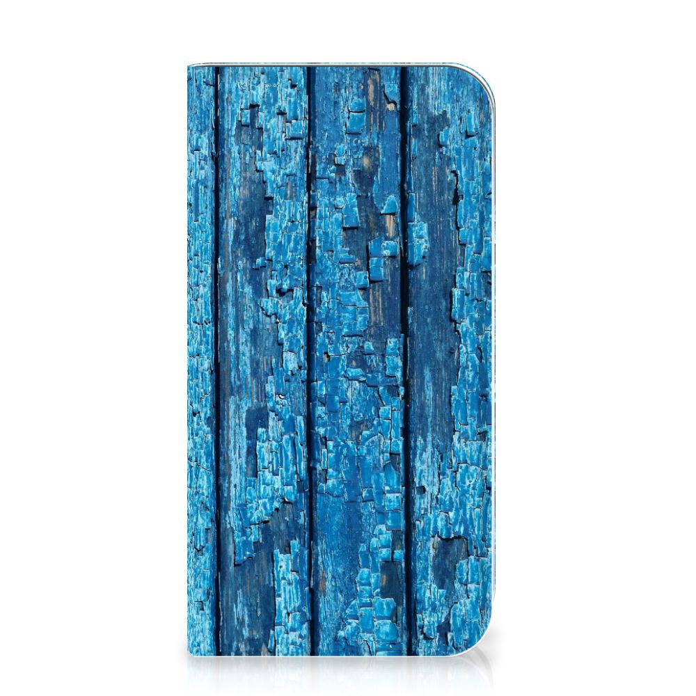 Apple iPhone 11 Pro Book Wallet Case Wood Blue