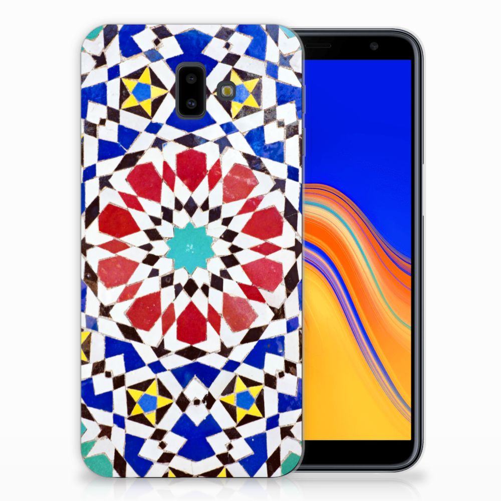 Samsung Galaxy J6 Plus (2018) TPU Siliconen Hoesje Mozaïek