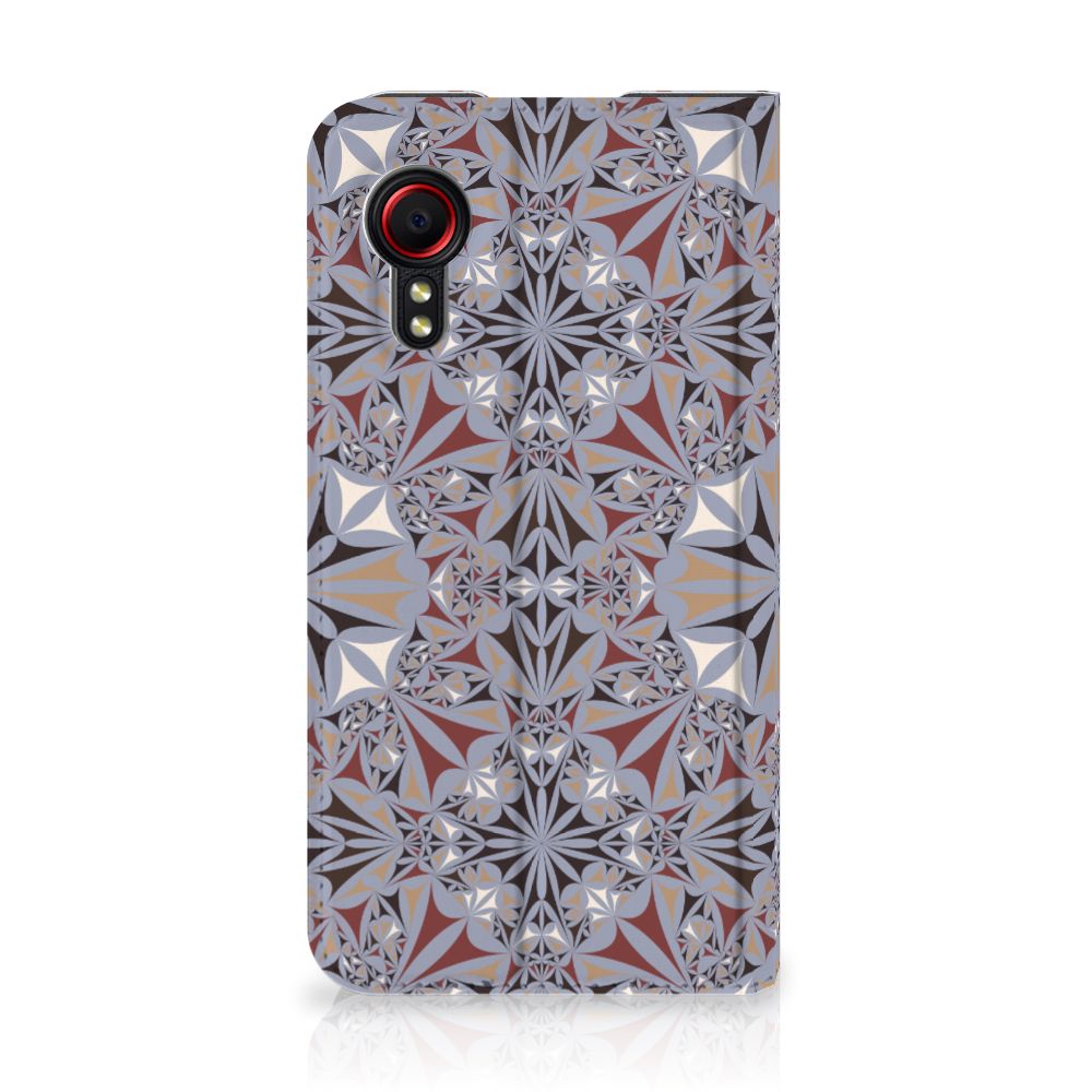 Samsung Galaxy Xcover 5 Standcase Flower Tiles - B2C Telecom