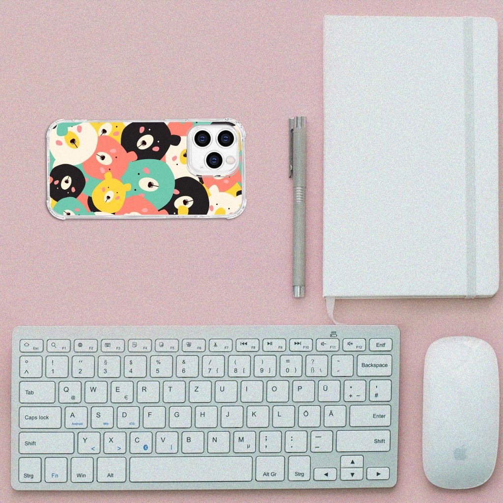 iPhone 14 Pro Stevig Bumper Hoesje Bears B2C Telecom