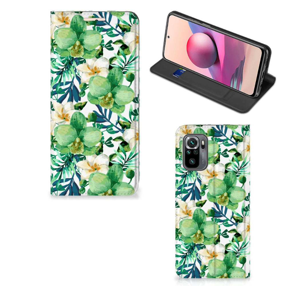 Xiaomi Redmi Note 10 4G | 10S | Poco M5s Smart Cover Orchidee Groen