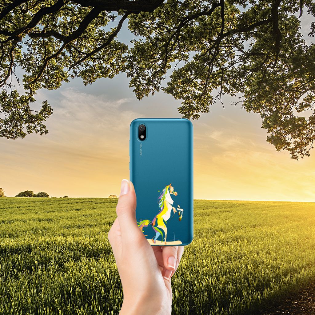 Huawei Y5 (2019) Telefoonhoesje met Naam Horse Color