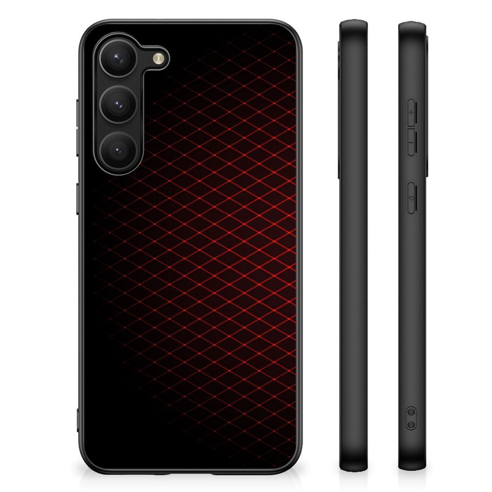 Samsung Galaxy S23 Plus Back Case Geruit Rood B2C Telecom