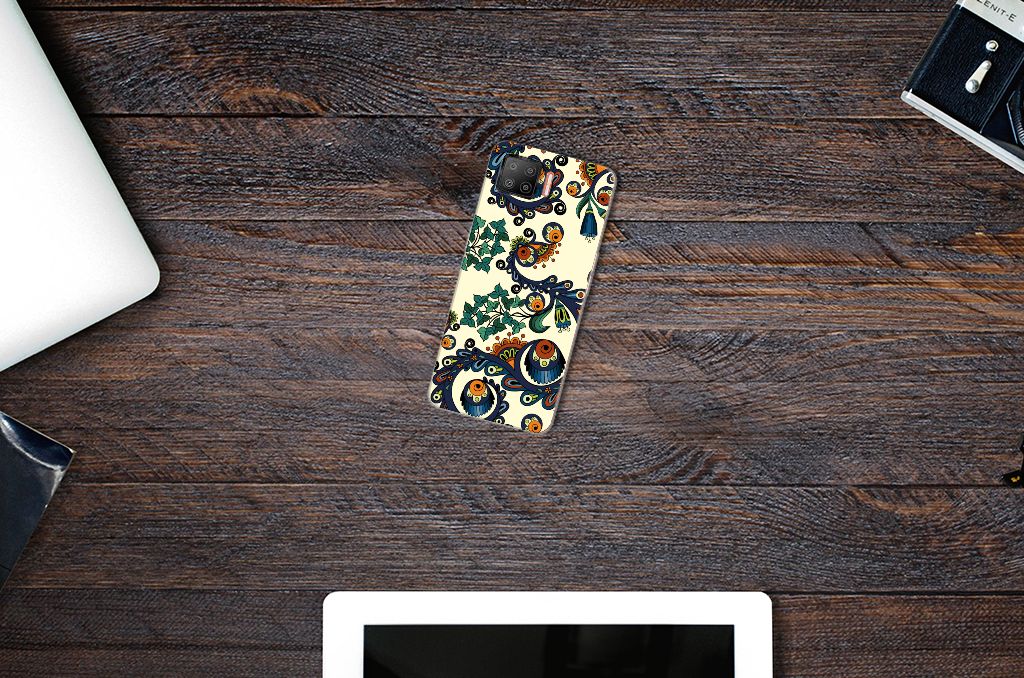 Siliconen Hoesje OPPO A73 4G Barok Flower
