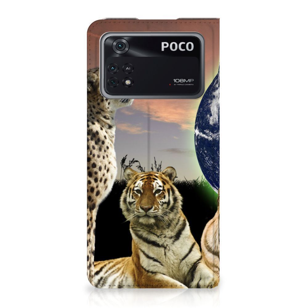 Poco X4 Pro 5G Hoesje maken Roofdieren - B2C Telecom