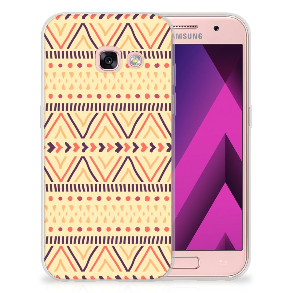 Samsung Galaxy A3 2017 TPU bumper Aztec Yellow